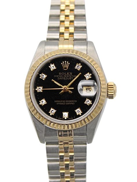 black rolex for women|Rolex Lady.